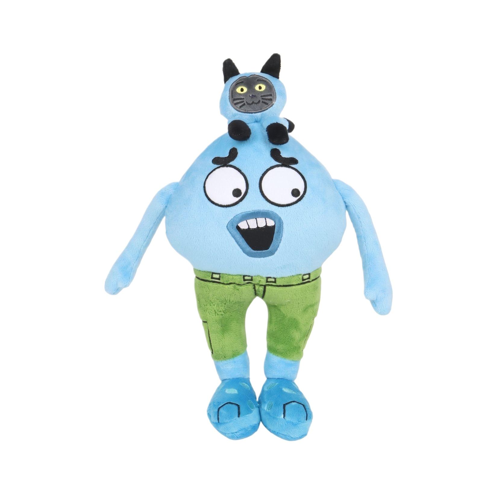 

Soft Plush Toy Doll Stuffed Character Figure with Small Plush Cat Accessory for Kids and Collectors Suitable for Display or Playroom Decoration one size