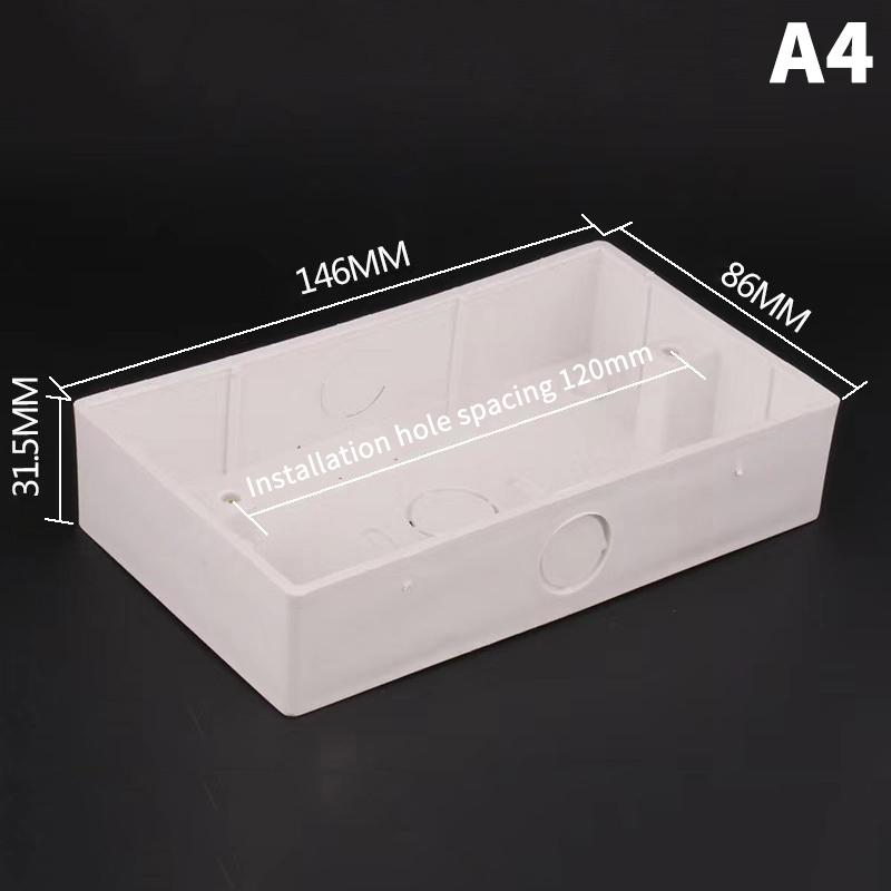 White Universal Wall Power Socket Supply Multifunctional 5-Pin Socket Electrical Switch With 2.1A 10W Dual Usb Type-C Charging