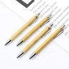 Bamboo Ballpoint Pen - Click Action, Printable Logo, Ideal for Promotions and Gifts