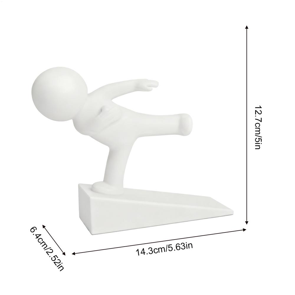 Decorative Door Stop Scratch-Proof Anti-Slip Doorstop Wedge Door Stopper Wedge For Home Office Floor Bedroom Living Room