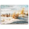 Canvas Print Beach Dunes On Wood