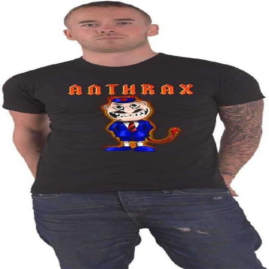 Anthrax Unisex Adult TNT Cover Cotton T-Shirt XXXXXL чёрный