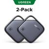Ugreen SmartTag okos helymeghatározó akasztó modell CM816 fekete FMN tanúsítvánnyal gombelemmel 24 hónapos készenléti idővel