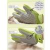 Two-sided Cat Petting Gloves Remove Floating Hair Silicone Massage Comb  Home