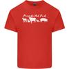 Vegan Animals Are Friends Not Food Unisexs Light Cotton TShirt