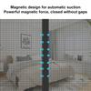 Heavy Duty Magnetic Screen Door Mesh Curtain Mosquito Net Bug Hands Free Partition Mute Striped Door Curtain Bedroom Ventilation