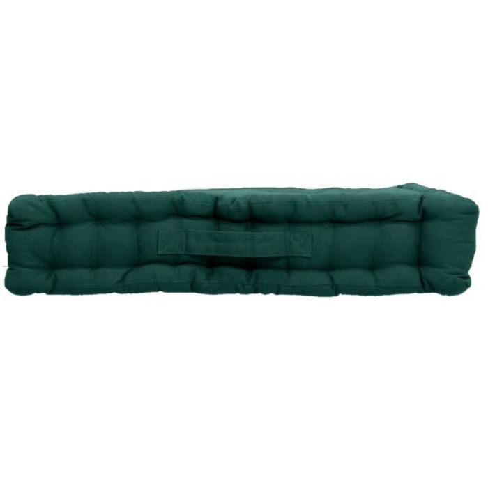 Plain Floor Cushion 50 X 50 Cm Panama Dark Green