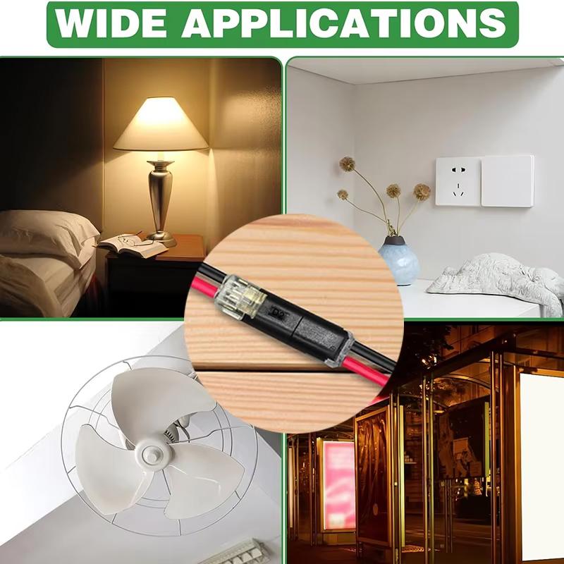 20/50pcs Car Electrical Connector Wire Cable Automotive Electrical Connectors Strip Terminal Connection 2 Pin Way Plug
