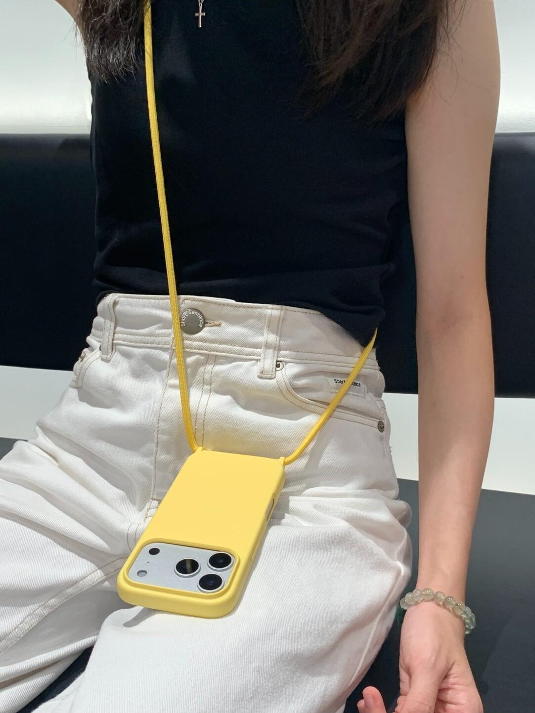 

Crossbody Lanyard Strap Liquid Silicone Phone Case for iPhone 17 Air 16 14 15 Plus 11 12 13 Pro Max Soft Shockproof Matte Cover iPhone 11 Pro