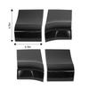 Carbon Fiber Look Inner Door Handle Panel Trim Decor Cover For Ford F150 2015-2020