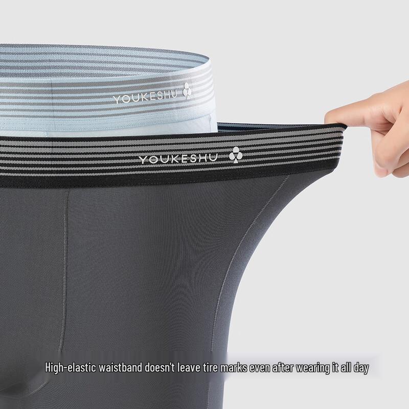 Youkeshu Men's Modal Boxer Briefs 3-Pack