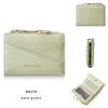 Women's Multi-Card Slot Holder: Anti-Magnetic Zipper Coin Purse, Portable Keychain Card Holder, and ID Storage Bag.