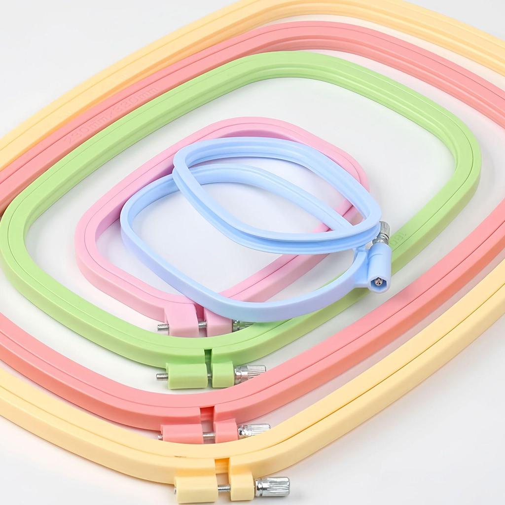 Colorful DIY Hand Embroidery, Cross Stitch, and Fixing Frame Set