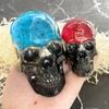 Skull Silicone Mold DIY Halloween Home Decoration 3D Skeleton Head Epoxy Resin Candle Halloween Handicraft Handmade 2025 New
