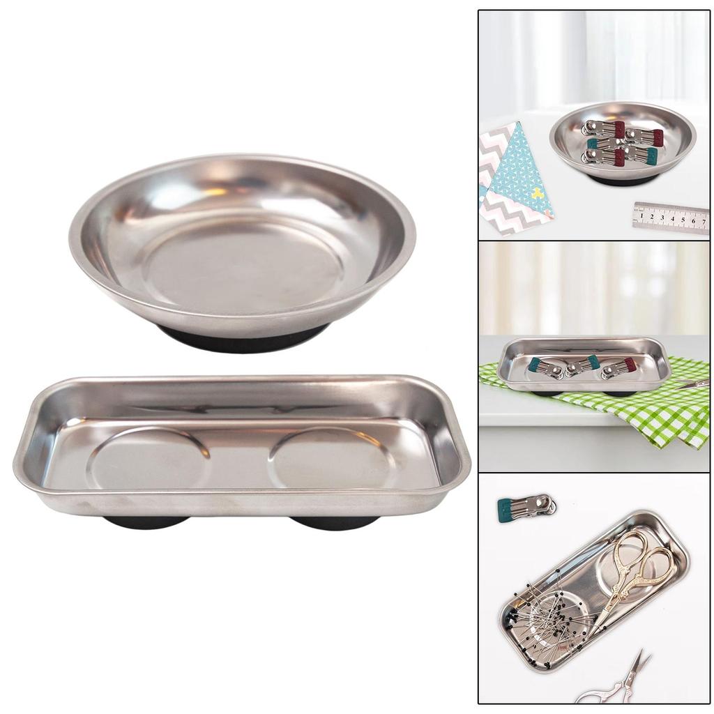 Vintage Magnetic Parts Tray Durable Sewing Storage Parts Tray for Home Kids