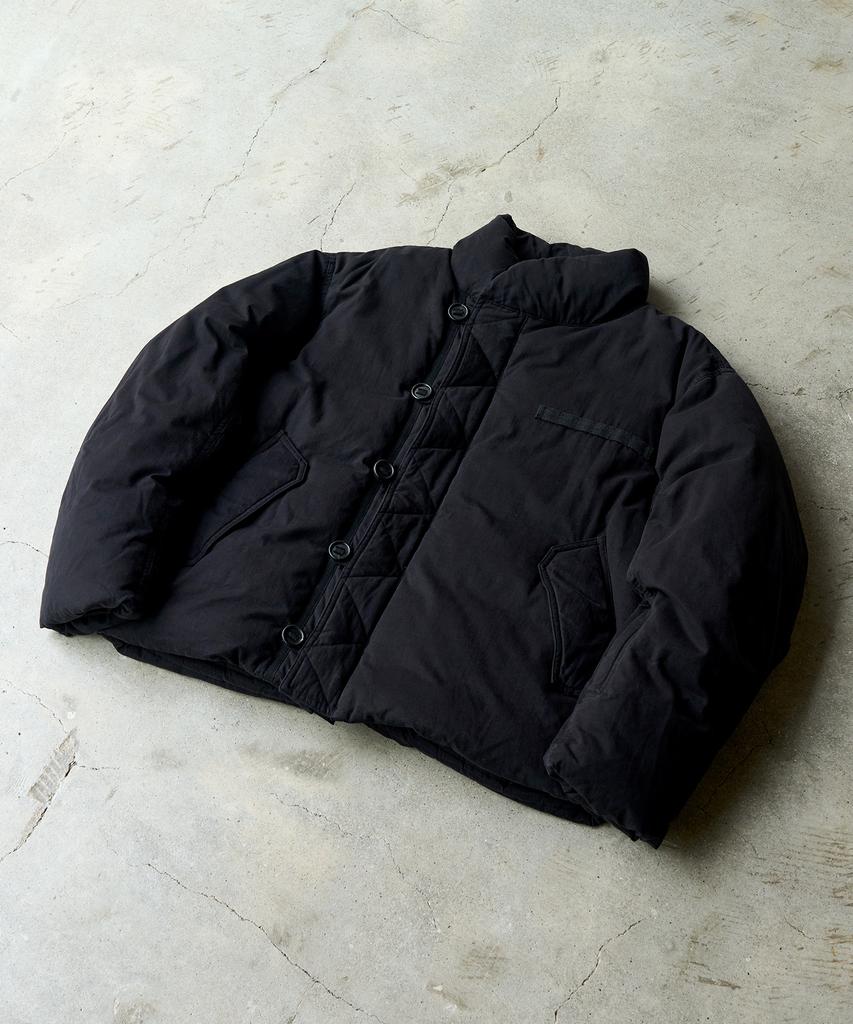 SLOWACID M-69 Garment Down Padded Jumper [Black]