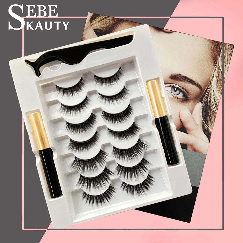 False Eyelashes 7 Pairs