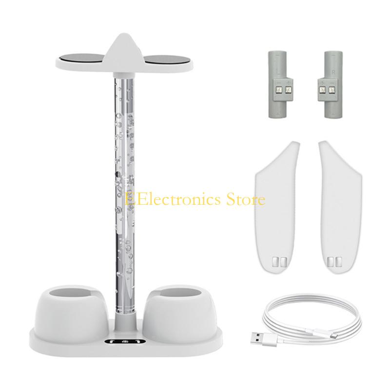 B03C Headset Charging Station with LED Light Controller Stand for MetaQuest 3 China Mainland