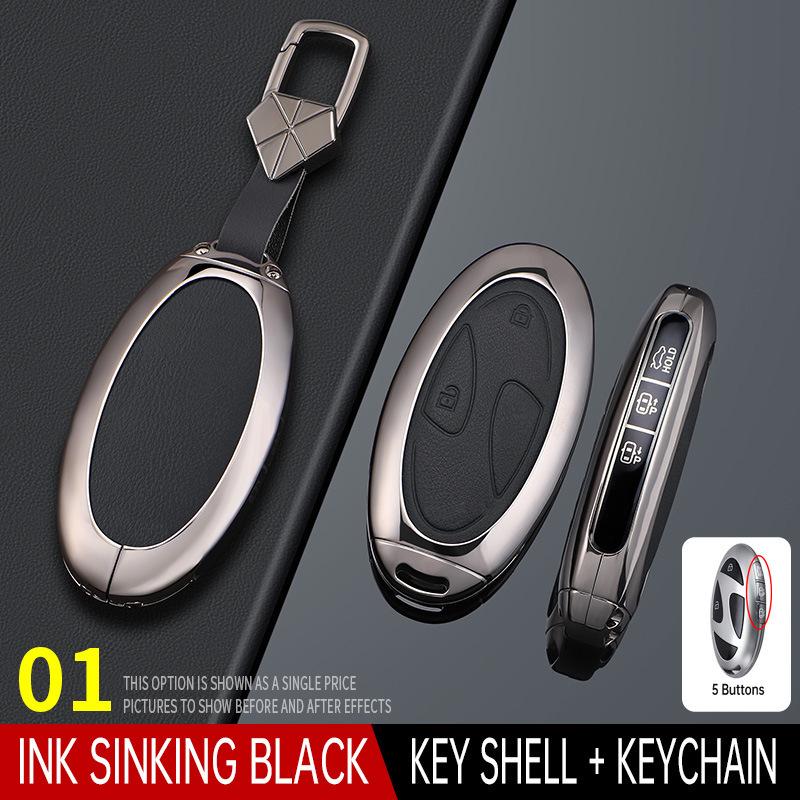 Compatible Key Case for Hyundai Tucson, Sonata, Encino, Santa Fe, Elantra - 11th Gen Models (Unisex).