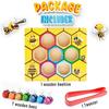 Wooden Early Education Beehive Game Montessori Clamp Bee To Hive Toy  Color Cognition