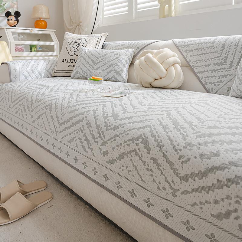 New Sofa Cushion Summer Non-Slip Seat Cushion Cream Wind Small Fresh Anti-Cat Scratch Sofa Cover Cloth Towel