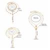 Rhinestone Metal Stacked Necklace Y2K Zinc Zinc Alloy Neck Pendant Beads Stacked Collarbone Chain  Women