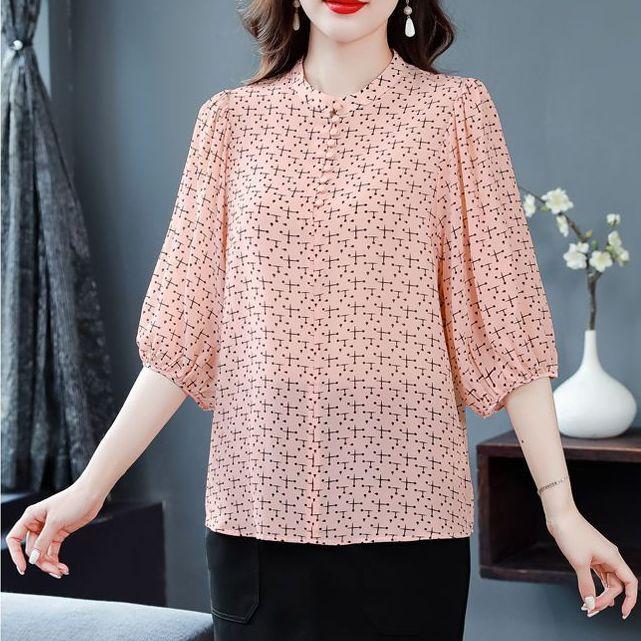 

Весенне-летняя повседневная рубашка с рукавами 3/4 и оборками, женская одежда, элегантная блузка с v-образным вырезом и бантом на шнурке 2XL