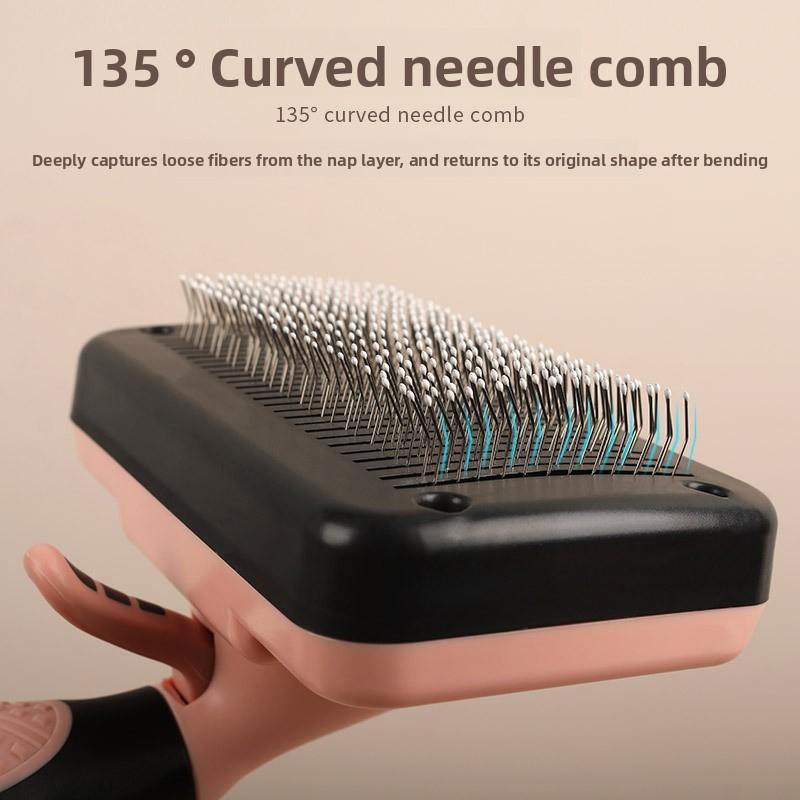 Pet comb dog cat hair removal needle comb cat hair dog hair cleaning artifact pet self-cleaning fading comb