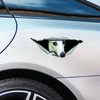 DS81#30x11.5cm  Creative Car Sticker White 3d Pet Dog Accessories Vinyl Car Styling Cover Scratches