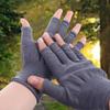 Picking Gloves Fingerless  Gloves Anti-skid Mittens Men Nylon Gloves Show Two Fingers