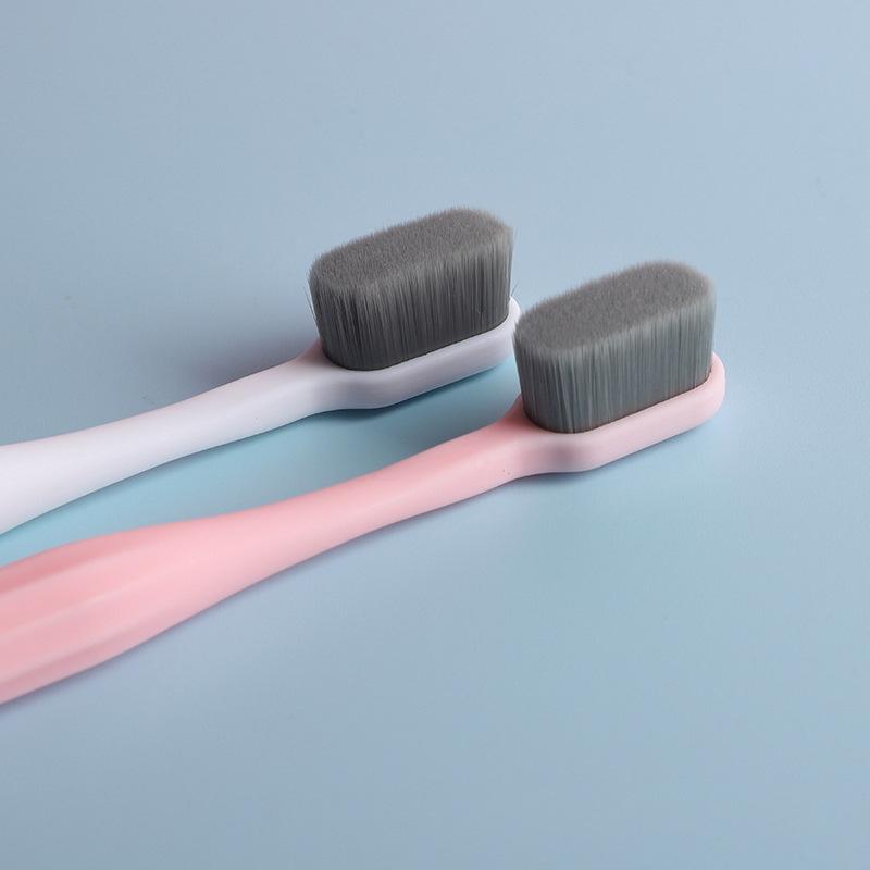 Adult Toothbrush With Soft Bristles Bamboo Charcoal Long Handle Design Individual Packing Comfortable Teeth Cleaning Oral Care