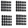 ABKS-96 Pcs Plastic Waterproof Adjustable 3.5 - 13Mm Cable Gland Joints, PG7, PG9, PG11, PG13.5, PG16, Pack Of 24