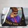 RIP Oliver Tree Coperta Plaid Coperta per Letto Viaggio Trapunta Leggera