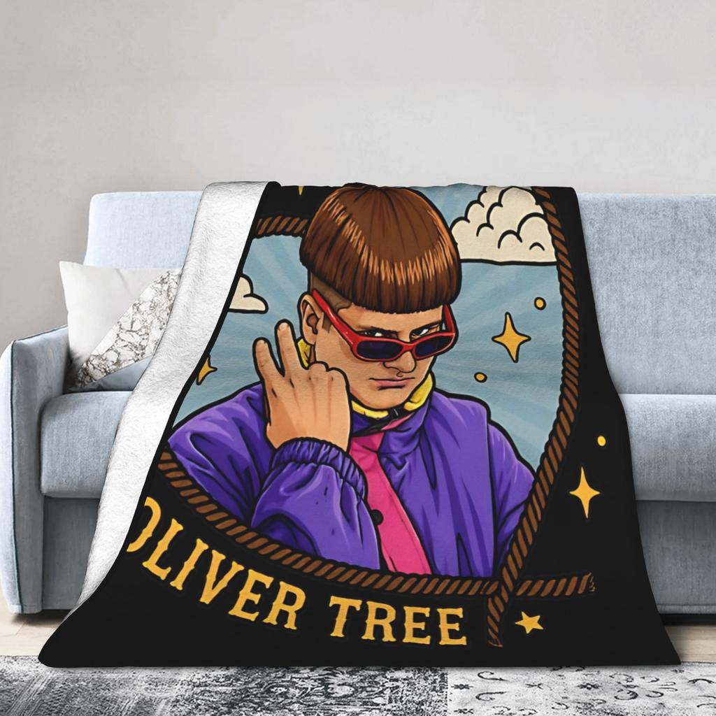 RIP Oliver Tree Coperta Plaid Coperta per Letto Viaggio Trapunta Leggera