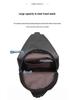 Men's Korean Style Multifunctional Crossbody Chest Bag - Fashionable Soft Leather Small Backpack Trend.