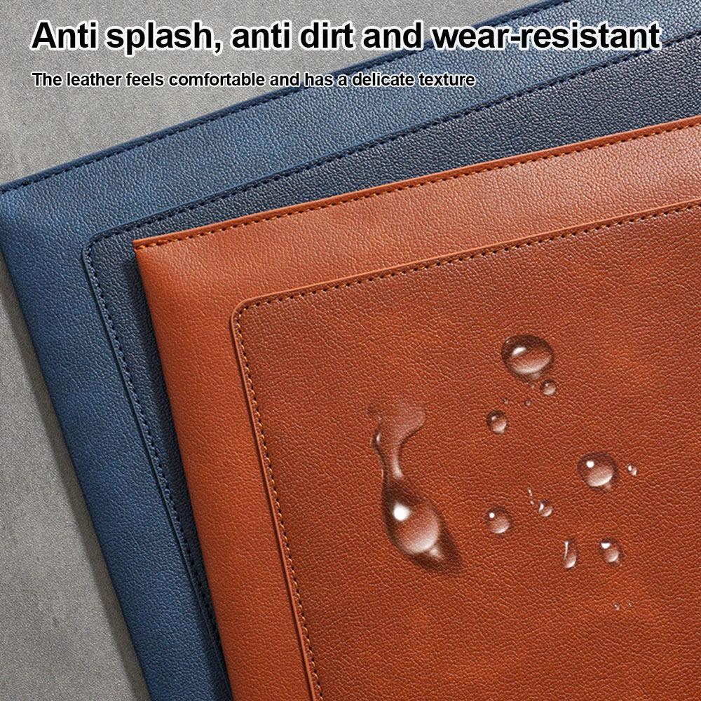 PU Documents Storage Bag Large Capacity Business Bag Durable File Folder  School Office Supplies