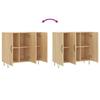 Sideboard Sonoma Oak 90 X 34 X 80 Cm Particleboard