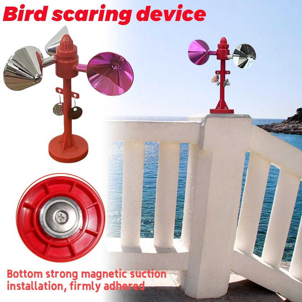 Bird Scare Windmill Wind Power Rotary Bird Scarer Power Line Bird Scare Bird Deterrent Outdoor
