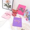 Beautiful Mother's Day Cards Writable Card 3D Pop-Up Design Greeting Cards Thank-You Blessing Flowers Design