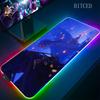 Rgb Final Fantasy Mouse Pad Laptop Mousepad Gaming Cool Mouse Mat Large Gamer Mousepads Speed Cool LED Desk Mat with Backlight