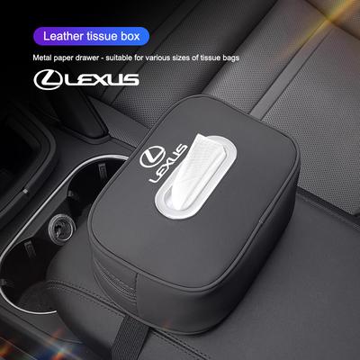 Papírový ubrousek do krabičce na zadní stranu autosedačky Úložná taška na sluneční clonu Pro GS IS LS500h ES260 ES300h RX350h NX260 UX260 LM LC RZ450e
