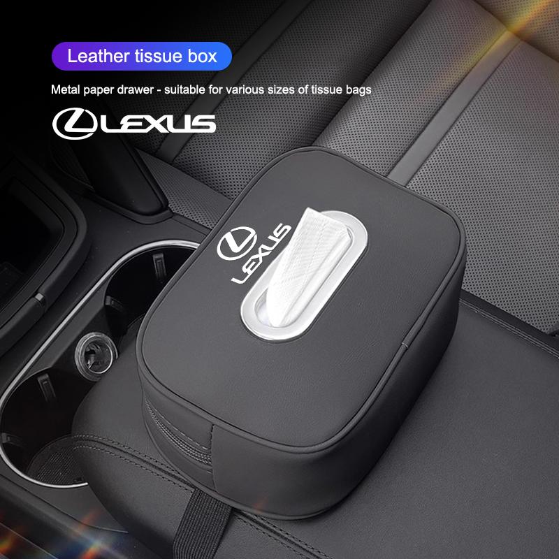 Auto-Sitzlehnen-Papiertuch-Taschen-Sonnenschutz-Aufbewahrungstasche für Lexus GS IS LS500h ES260 ES300h RX350h NX260 UX260 LM LC RZ450e