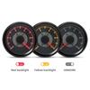Retro Vintage Classic 0-10 Bar Oil Pressure Gauge Yellow Red LED 2" 52mm Oil Pressure Meter with Sensor 1/8NPT for Car Boat