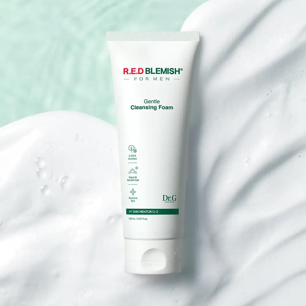 Dr.G R.E.D Blemish for Men Gentle Cleansing Foam Refreshing Daily Face Wash 150ml
