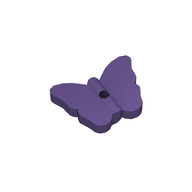 10 Stück 93081 95828 Bausteine Komponenten Szene Tier Serie Schmetterling MOC Kompatibel Mit Spielzeug, ideal für Kinder 10PCS violett