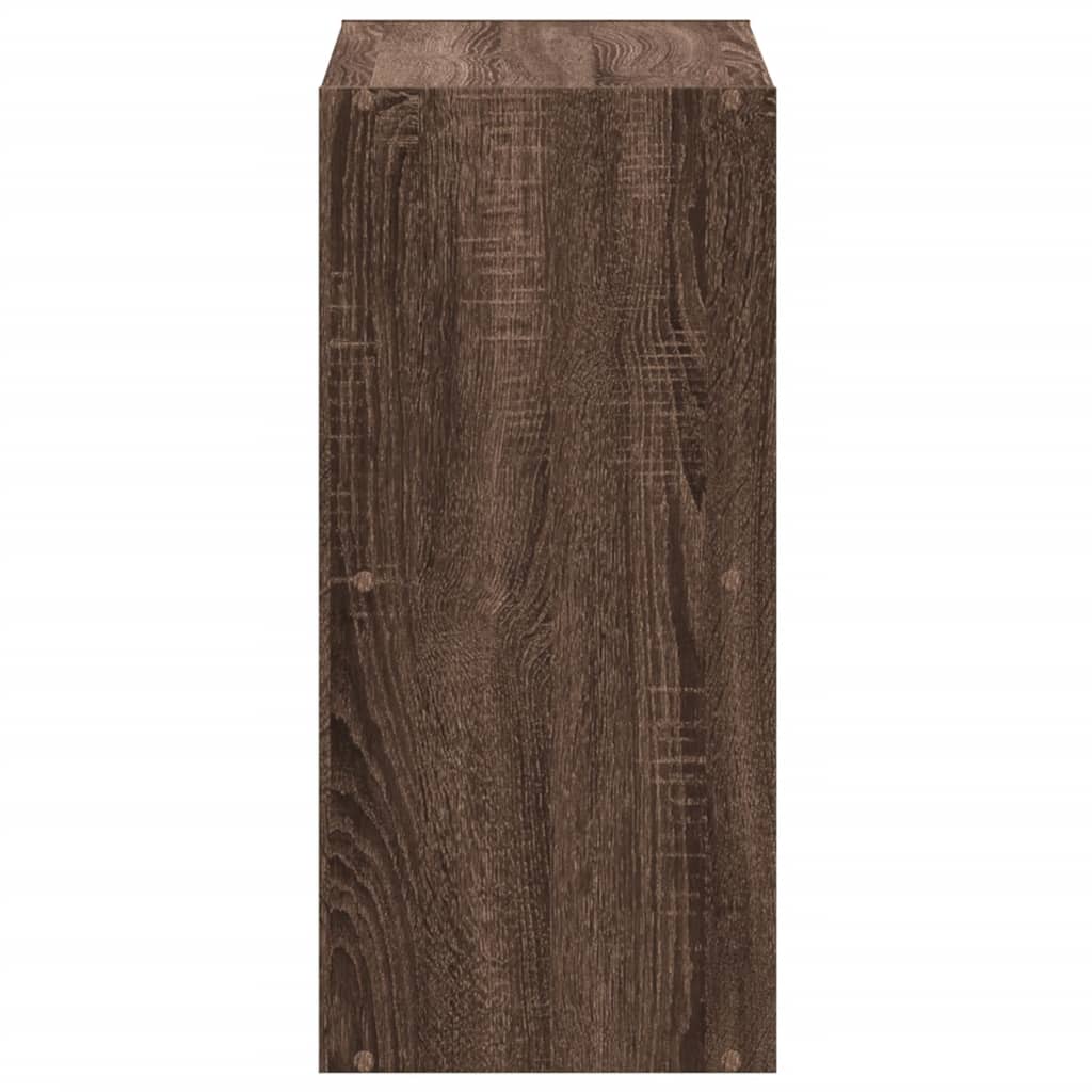 Bookshelf Brown Oak Effect 68.5 x 32 x 68.5 cm Engineered Wood