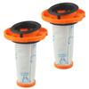 2/4 Piezas ZR009014 Lavables X-Forces Para Flex Filtros de Escoba HEPA, 12.60, 13.60, 14.80, 16.60 Aspiradora