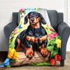 1PC Dachshund Blanket, Throw For Sofa, Bed, Travel, Camping, Livingroom, And Bed, Printing Blanket With Soft And Warm Fabric yy250918131