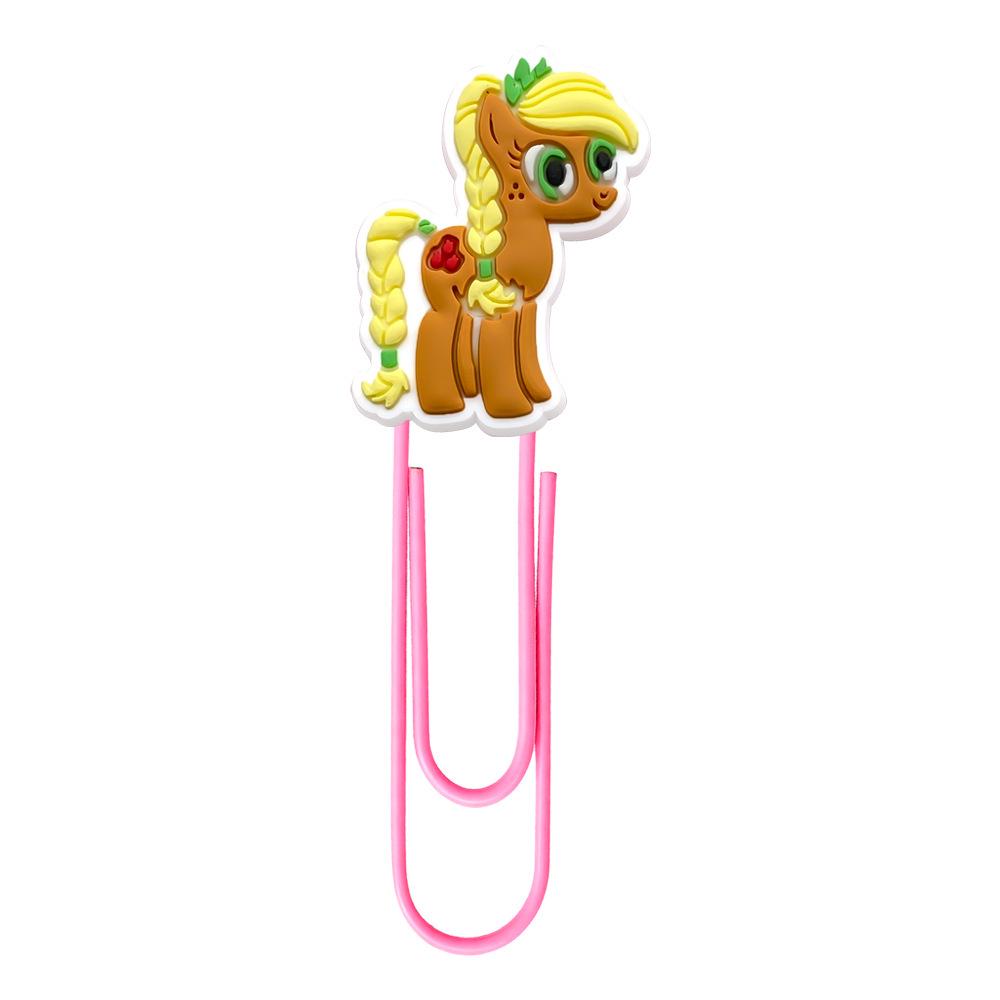 My Little Pony Creative Cartoon Bookmarks - Colorful DIY Large Paper Clips for Office Supplies
