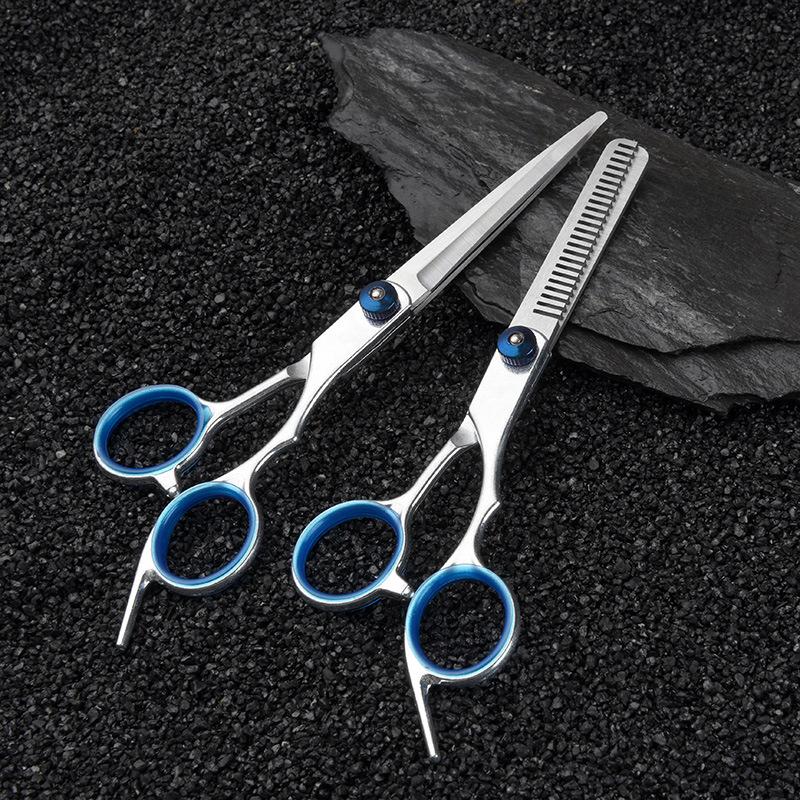 6 Inch Hair Scissors Haircut Flat Cut Tooth Cut Bangs Cut Pet Cut Split Cut Hair Scissors